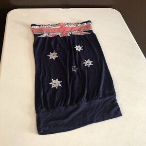 Mooloola Strapless Australian Flag Tube Top, Size 12